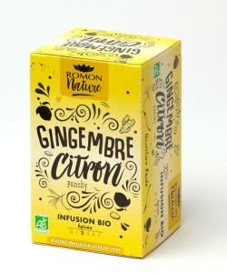 Gingembre Citron BIO, 16 infusettes